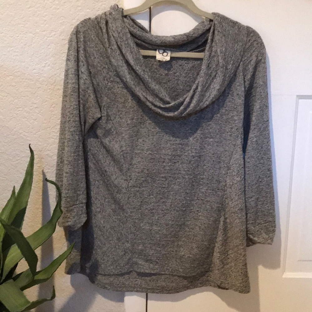 Anthropologie Heather Gray Top
